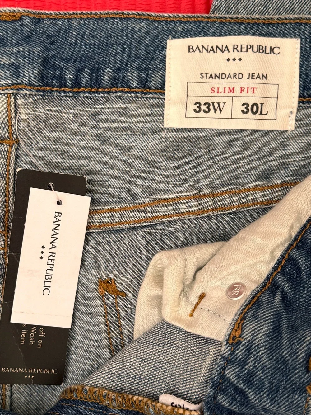 Banana Republic Light Blue Straight-Leg Men’s Jeans